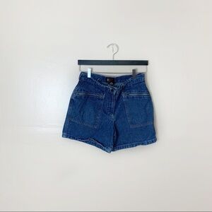 [NY Jeans] Vintage Blue Denim High Waist Shorts